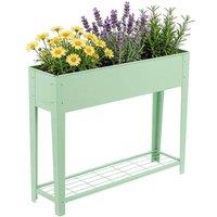 Kelvenix 2x Elevated Raised Garden Beds in Green | Size: 100g