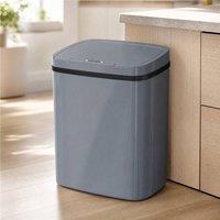 STILVORA 15L Sensor Bin with Touchless Opening, Grey