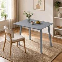 STILVORA Drop Leaf Dining Table for Four in Grey