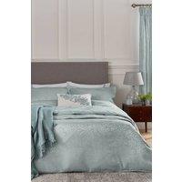 1951 'Atea' Cotton Duvet Cover Set in Duck Egg Blue | Size: Single