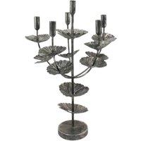 Minster Candle Holder - Metal - L34 x W36 x H57 cm - Silver