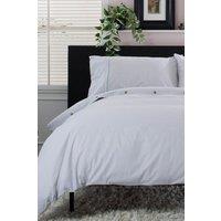 The Lyndon Company Gingham Duvet Cover Set - Soft & Breathable Cotton with Double Piped Edges in Grey | Size: Single