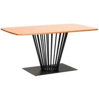 Lemon Pavilion MM Mmilo Paris Dining Table - L160 x W90 x H75 cm - Oak Veneer in Brown