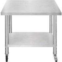 Monstershop KuKoo Work Table - 90cm x 76cm x 86cm in Silver | Size: 90 cm x 76 cm x 86 cm