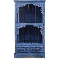 Serenityy Albasia Free-Standing Bathroom Cabinet - Bluewash 1200 x 667 x 400mm in Blue