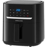 Andrew James 6L LED Air Fryer in Black
