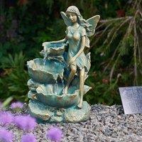Marco Paul Solar Fairy Falls Cascade Water Fountain