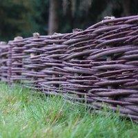 Access Garden Products 6m - 6 Pieces Willow Lawn Edging - 20cm Height in Natural
