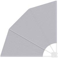 Berkfield Home Balcony Privacy Screen Folding Manual Grey 115 x 115 cm Fabric