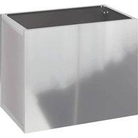 Berkfield Home Garden Planter Silver 50 x 32 x 40 cm Galvanised steel