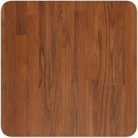 Berkfield Home Square Table Top Dark Brown 40x40x2.5cm Treated Solid Wood Oak | Size: 40x40x2.5 cm