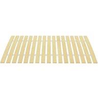 Berkfield Home Slatted Bed Base with 17 Slats 80x200 cm in Natural