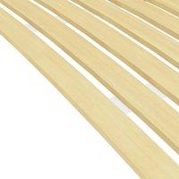 Berkfield Home Slatted Bed Base with 17 Slats 80x200 cm in Natural