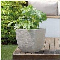 KDMD Stewart 38cm Limestone Cotswold Planter - Grey