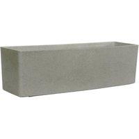 KDMD Cement Grey Aged Effect Plastic Trough 60cm