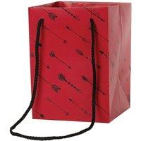 KDMD Red Black Cupids Arrow Hand Tie Gift Bag 30 Pack