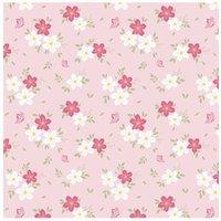 KDMD Blooms & Butterflies Pink Tinted Cello Wrap 100m