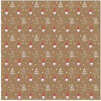 KDMD Gonks Magical Forest Kraft Paper 50cm x 100m in Brown