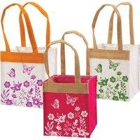 KDMD Colourful Butterfly Garden Jute Plant Bags 12 Bags