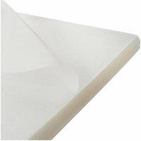 KDMD Frosted Plain Pre-Cut Cello Sheets 88cm x 55cm x 200 in White | Size: 88 cm x 55 cm