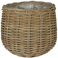 KDMD Medium Onion Basket with Liner in Brown