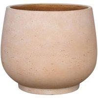 KDMD Hortus Classic Corsica Footed Planter 26 x 31cm in Natural | Size: 26 x 31 cm
