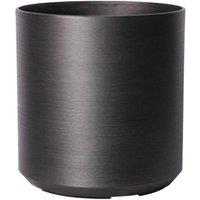 KDMD Dark Grey Metallic Look Cylinder Planter 43.5cm
