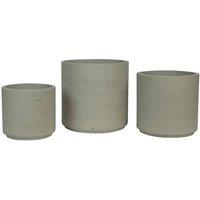 KDMD Hortus Classic Cemento Cylinder Planter - x 3 in Grey
