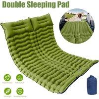 EONLION Camping Mat 10cm Thick Self Inflating Camping Mat in Green
