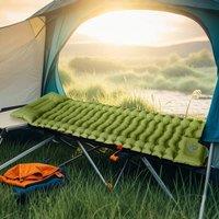 EONLION Sleeping Mat For 1 People Self-Inflating Thickened in Green