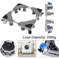 Kelvenix For Washing Machine & Dryer, Adjustable Washing Washing Machine Base in Grey | Size: 10000mm x 520mm