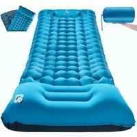 Kelvenix Camping Sleeping Self Inflating Mat 10cm Thick Lightweight in Blue