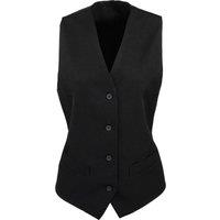 Premier Women's Lined Waistcoat in Black | Size: 2XL