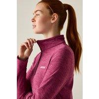 Regatta Women's Sweethart Marl Half Zip Walking Fleece in Violet | Size: 8