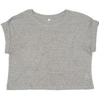Mantis Women's Cropped T-Shirt in Light Grey | Size: Medium
