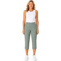 MyShoeStore Women's 2 Pack Elasticated Waist Capri Cropped Trousers in Pale Green | Size: 12