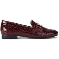 Carvela Women's 'Valentina' Croc Print Flats in Wine | Size: 8