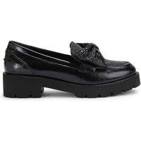 KG Kurt Geiger Women's 'Maple Jewel Bow' Patent Flats in Black | Size: 4