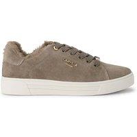 Carvela Women's 'Daze Warm' Suede Trainers in Taupe | Size: 4