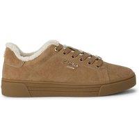 Carvela Women's 'Daze Warm' Suede Trainers in Camel | Size: 7