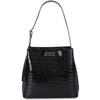 Carvela Women's 'Cosma Shoulder Bag' Croc Print in Black