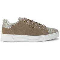 Carvela Women's 'Daze Toe Cap' Suede Trainers in Taupe | Size: 3