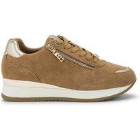 KG Kurt Geiger Women's 'Lina2' Suede Trainers in Taupe | Size: 8