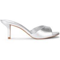 STEVE MADDEN Women's 'Kendrix Silver' Leather Heels in Silver | Size: 6