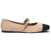 Hotter Women's 'Sigrid' Chic Mary Janes in Cream | Size: 4