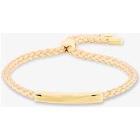 Rosa Lea Women's Gold Cord Bar Toggle Bracelet AM-2THB033607 | Size: Adjustable