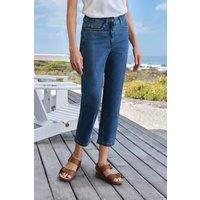 WoolOvers Women's Womens Cropped Jean in Blue | Size: 12