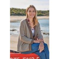 WoolOvers Women's Textured Edge To Edge Cardigan | Size: 2XL