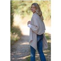 Cove Women's Lola Cashmere Travel Wrap in Taupe