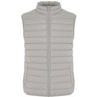 New Morning Studios Women's Lightweight Puffer Gilet in Grey | Size: Small